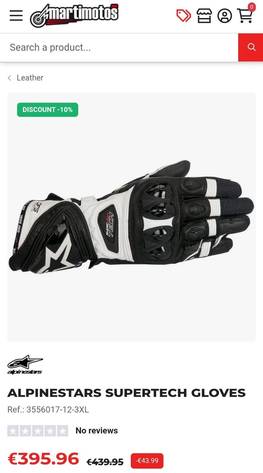 Alpinestars Supertech racehandschoenen maat S, Motoren, Ophalen of Verzenden, Handschoenen, Alpinestars
