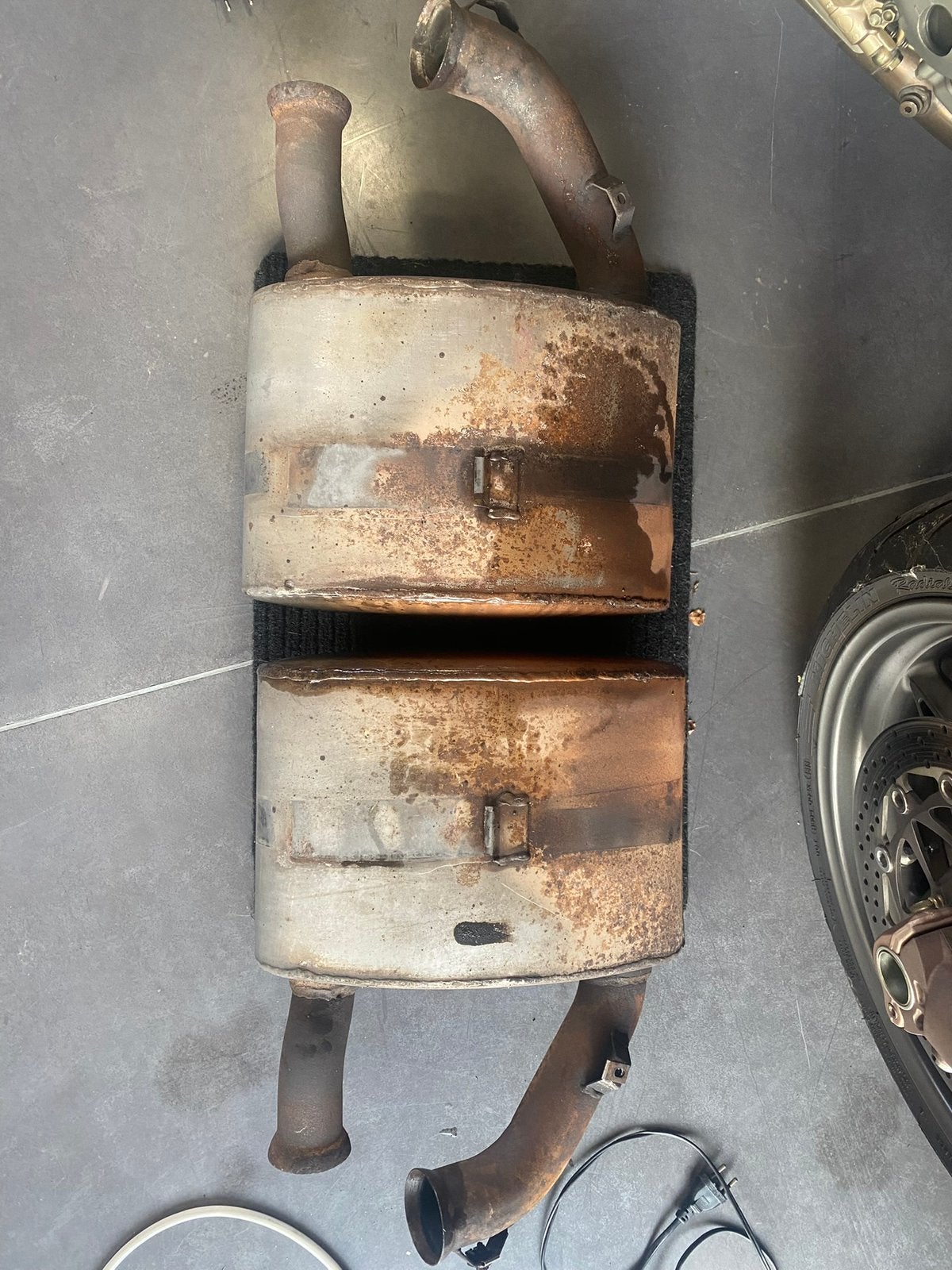 Porsche 993 échappements, Enlèvement, Porsche