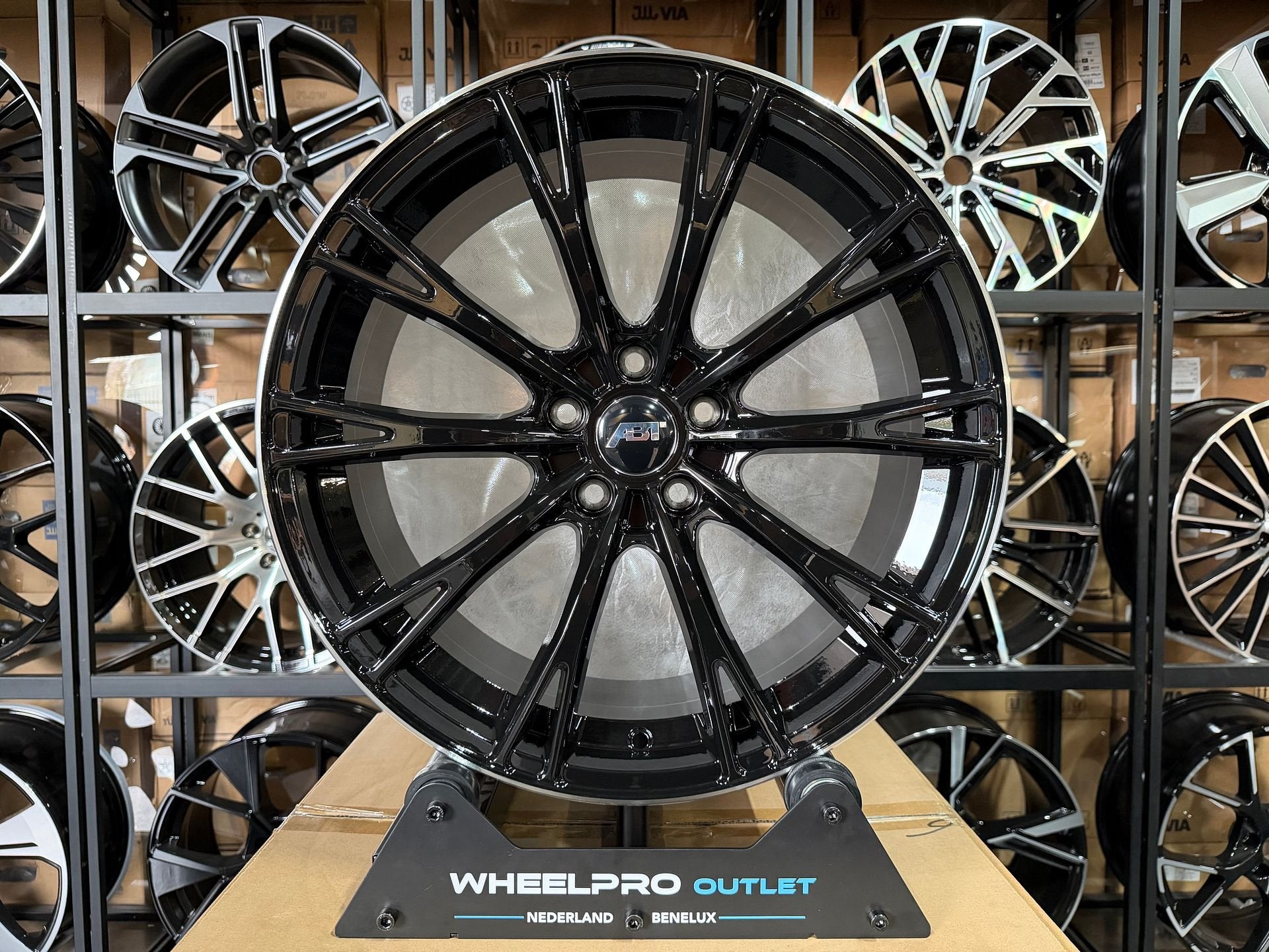 18 inch Audi ABT 5X112 look velgen A3 RS3 A4 Q3 Q5 GOLF 7 8, Auto-onderdelen, Velg(en), -, -, Nieuw