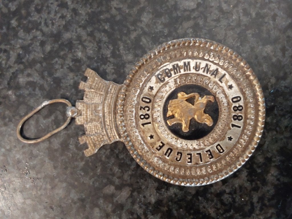 Belgische medaille van 1880, Ophalen