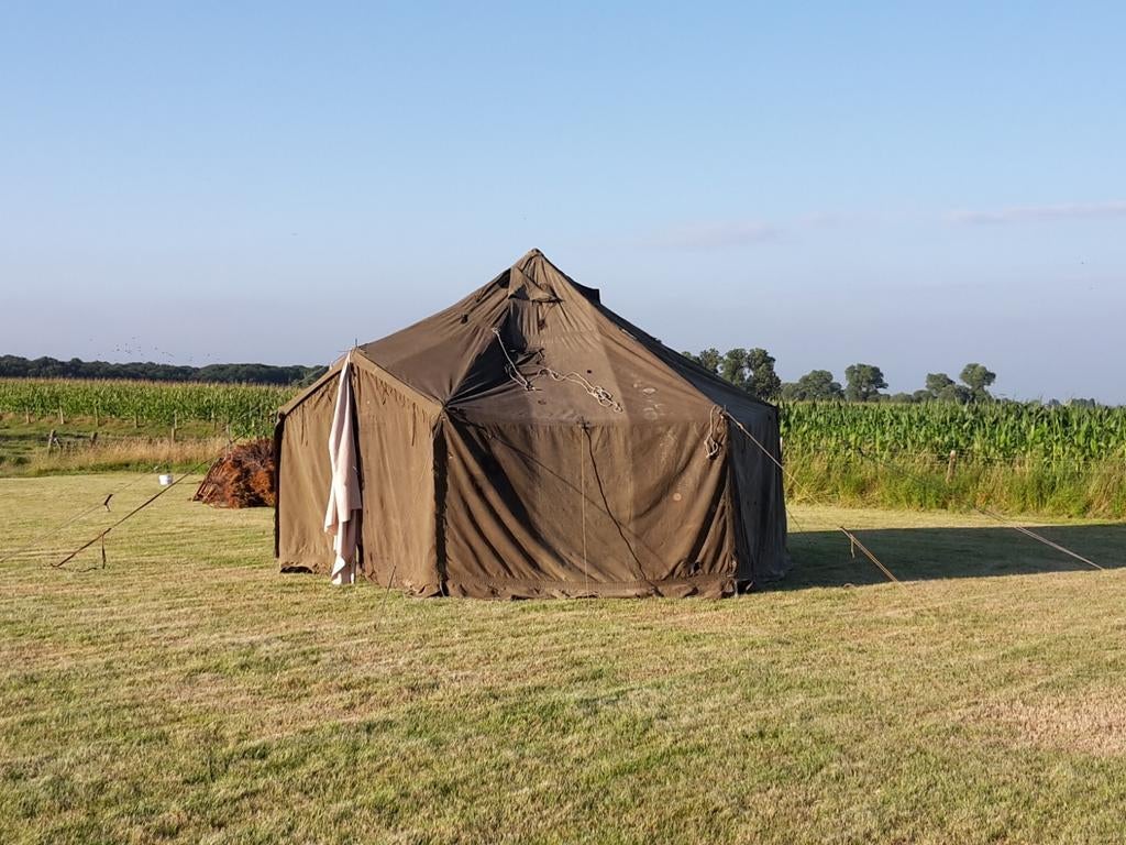 Legertent, Ophalen