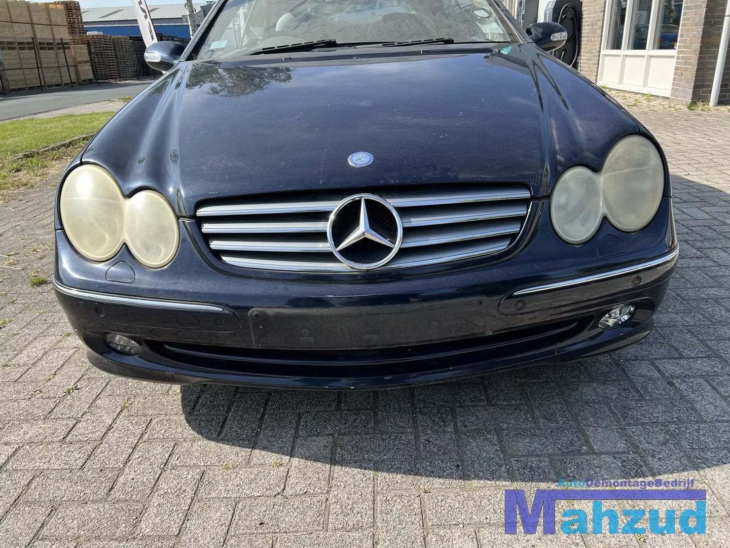 MERCEDES CLK W209 K359 BLAUW voorbumper 2003-2010, Mercedes-Benz AG, Pare-chocs, Mercedes-Benz, Utilisé