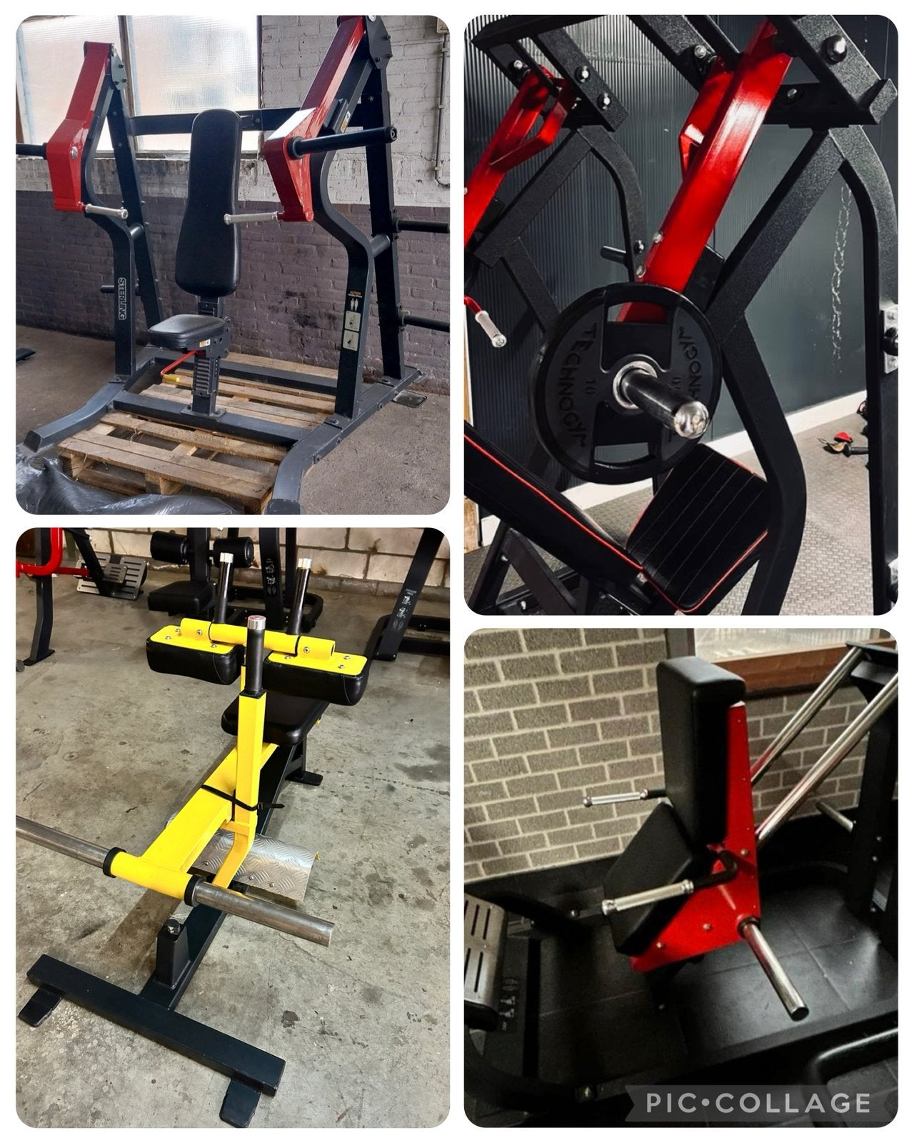 STERLING PLATE LOADED CHEST PRESS SHOULDER PRESS CALVES, Enlèvement ou Envoi