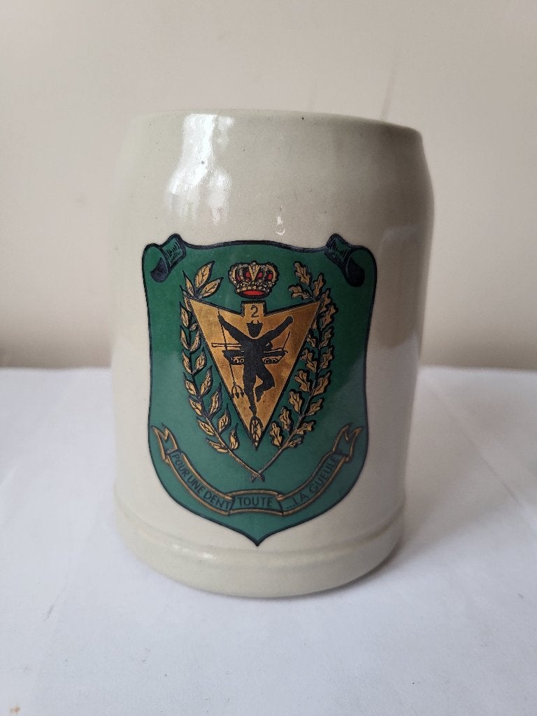 Chope militaire belge - 2ème Régiment Carabiniers Cyclistes, Collections, Enlèvement ou Envoi