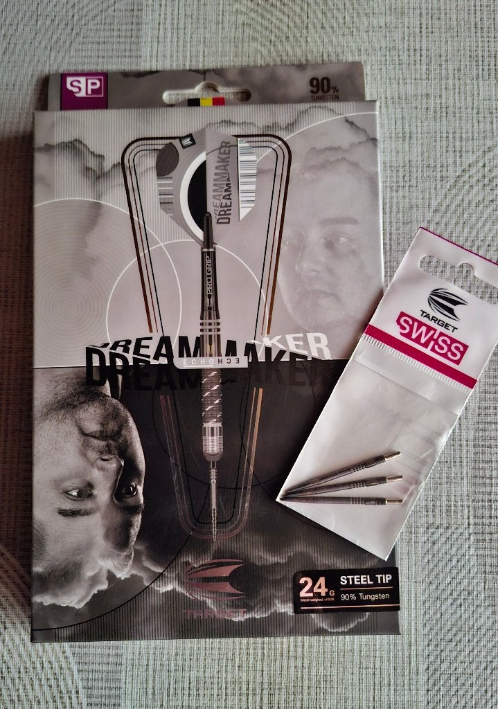 Darts pijlen target +extra set SP, Enlèvement ou Envoi, Comme neuf, Fléchettes