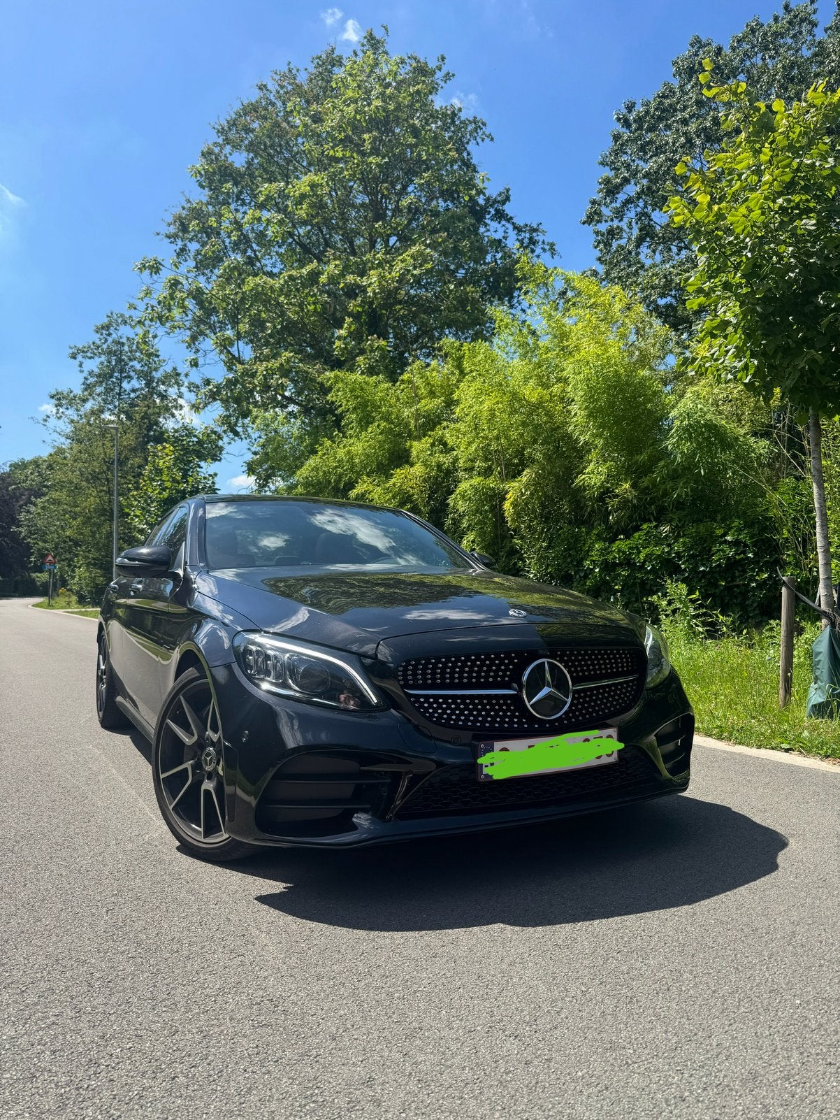 Mercedes-benz C300e, Auto's, Mercedes-Benz, Automaat, Achterwielaandrijving, 4 cilinders, Zwart