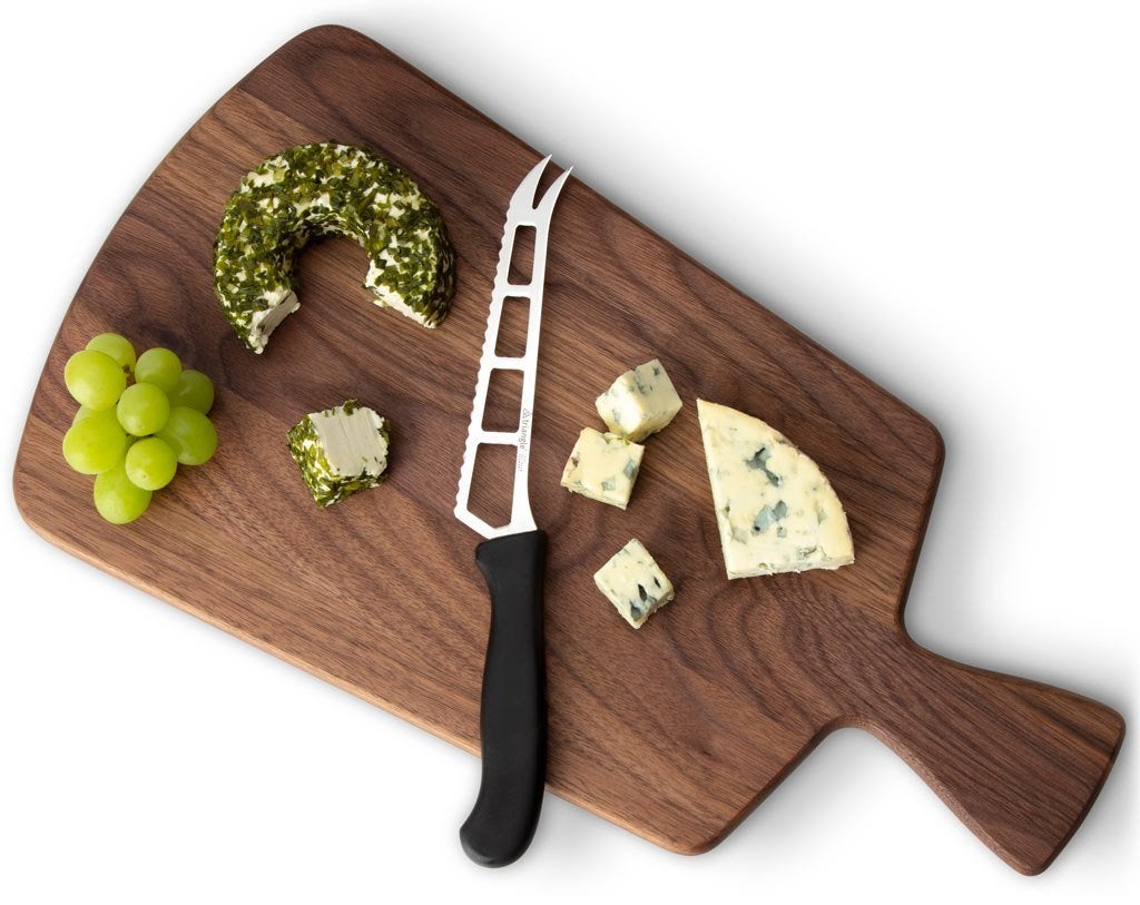 Nieuw | Snijplank - Serveerplank in Notelaar 41,5x22,5x1,5cm, Huis en Inrichting, Serveerplank, Nieuw, Ophalen of Verzenden, Afgeronde hoeken