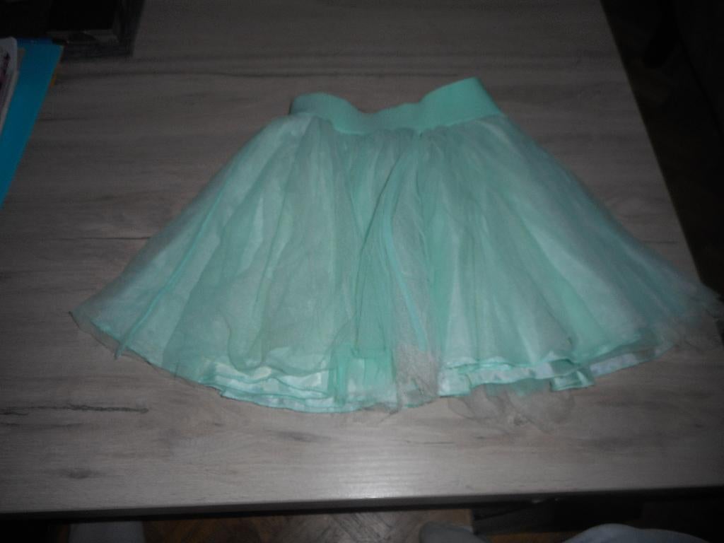 groen plof voile rokje maat 134, Enfants & Bébés, Vêtements enfant | Taille 134, Enlèvement ou Envoi, Comme neuf, Fille, Robe ou Jupe