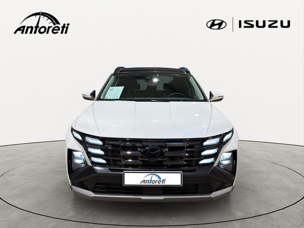 Hyundai Tucson 1.6 T-GDi MHEV Shine DCT full option, 4 cilinders, Wit, 5 zetels, 5 deurs