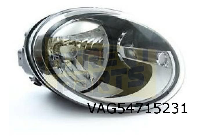Volkswagen Beetle (7/11-11/18) Koplamp Rechts Halogeen Origi, Auto-onderdelen, -, -, Nieuw, -
