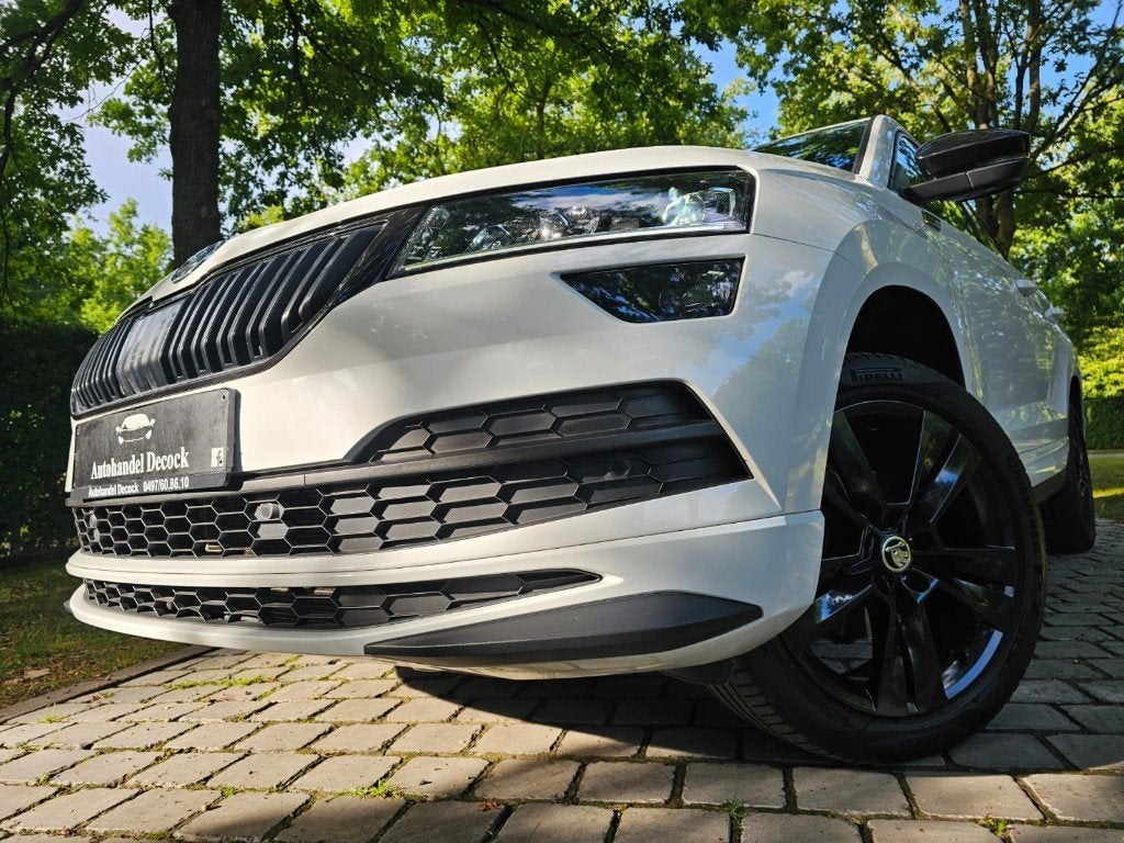 Skoda karoq 1.5TSI SPORTLINE | FULL OPTION, Auto's, Skoda, Automaat, 1498 cc, Wit, Karoq