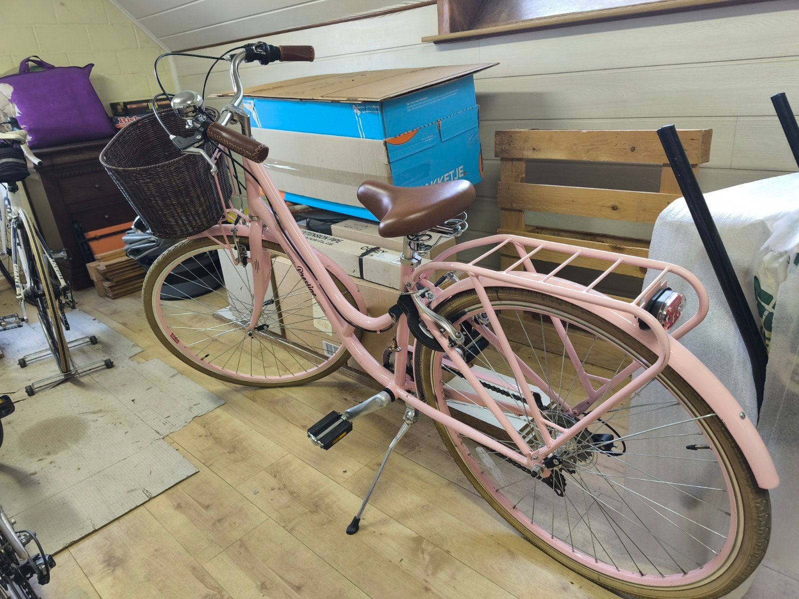 damesfiets, Autres marques, Frein sur jante, Comme neuf, Enlèvement