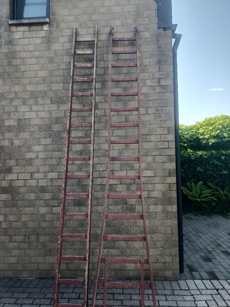 ladder, Doe-het-zelf en Bouw, Ladders en Trappen, Ophalen, Gebruikt, Ladder, Opvouwbaar of Inschuifbaar