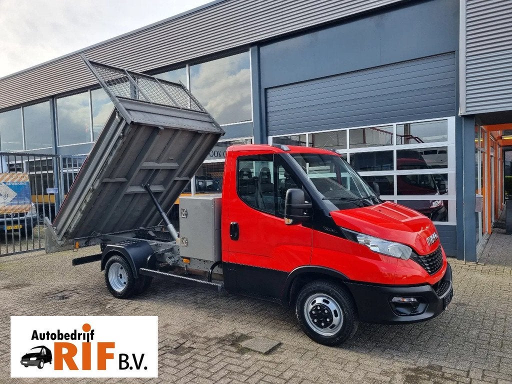 Iveco Daily 35C12 116pk Kipper GVW 3500kg Euro 6 (bj 2020), Auto's, USB, Achterwielaandrijving, Gebruikt, Euro 6