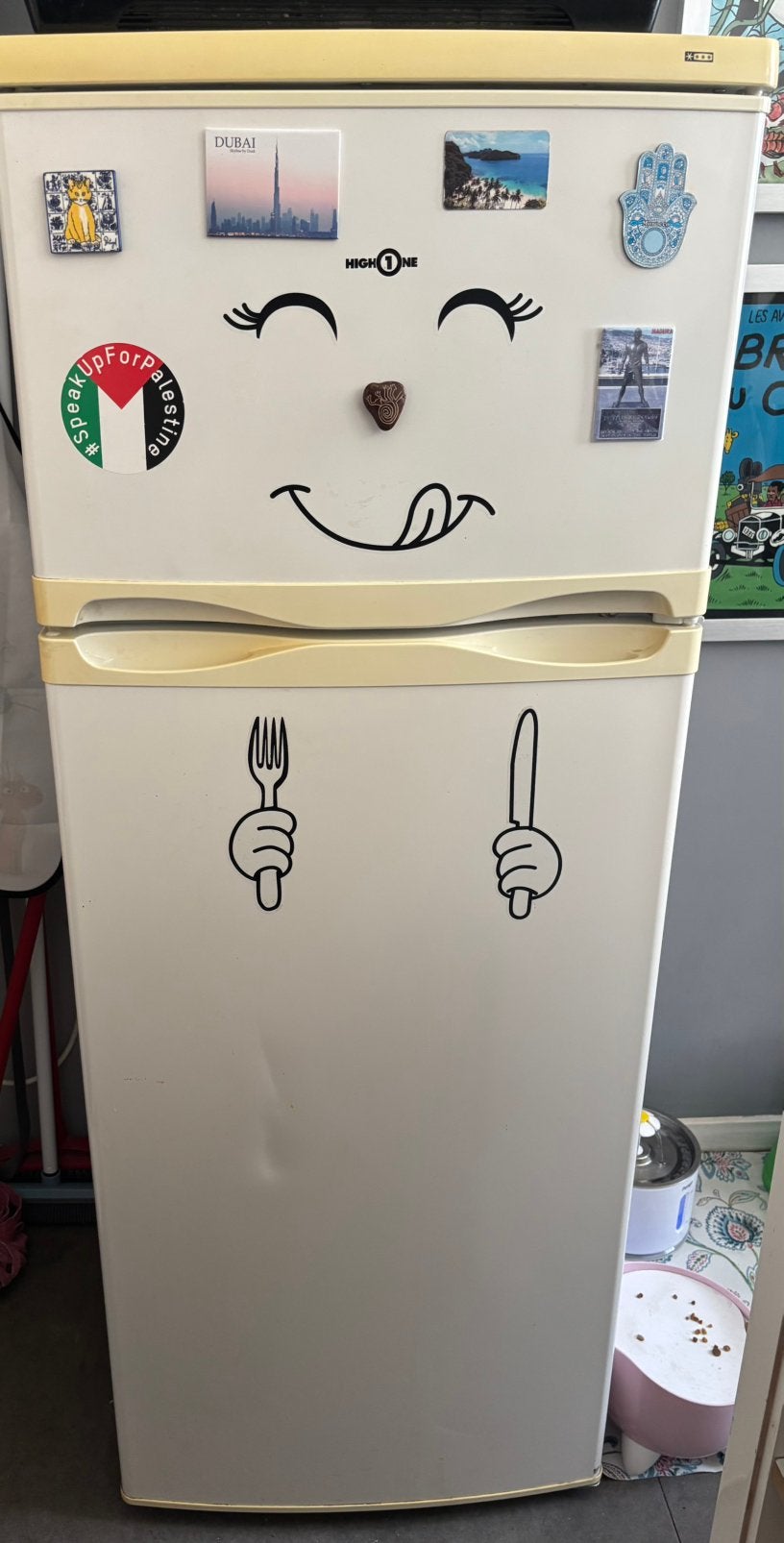 Frigidaire highone, Classe énergétique A ou plus économe, 120 à 140 cm, Enlèvement ou Envoi, Avec compartiment congélateur