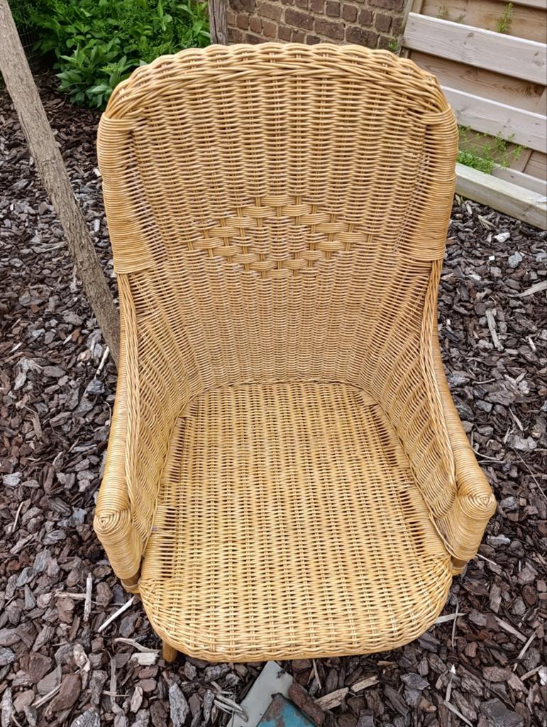Rieten setje, Tuin en Terras, Ophalen, Rotan