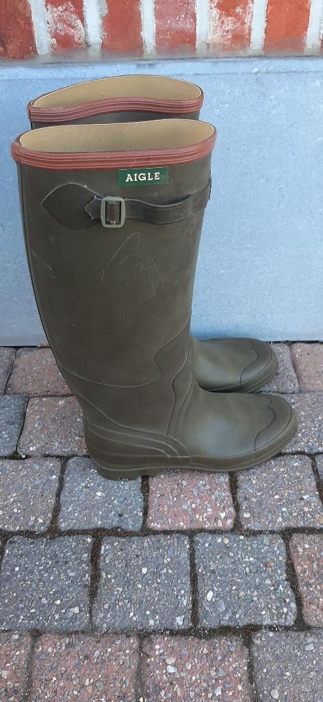 Rubberen laarzen Aigle, Tuin en Terras, Werkkleding, Gebruikt, Ophalen of Verzenden, Laarzen, Aigle