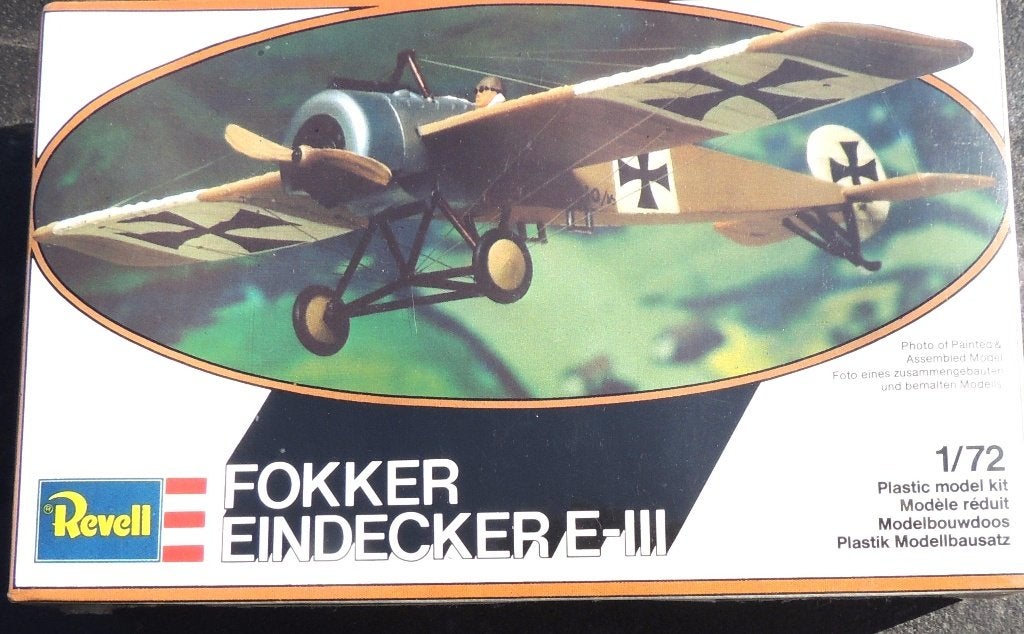 Revell FOKKER Eindecker E-III 1/72ième Neuf sous cello, Neuf, Revell, 1:72 à 1:144, Avion