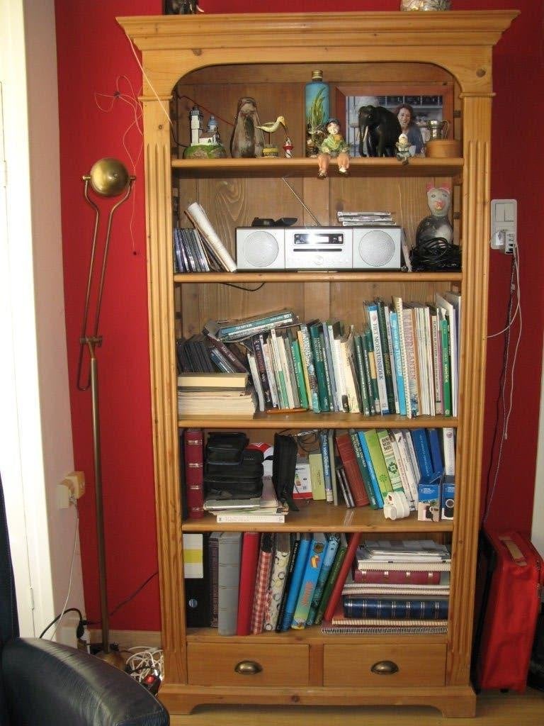Boekenkast, Ophalen, Klassiek, 50 tot 100 cm, Zo goed als nieuw