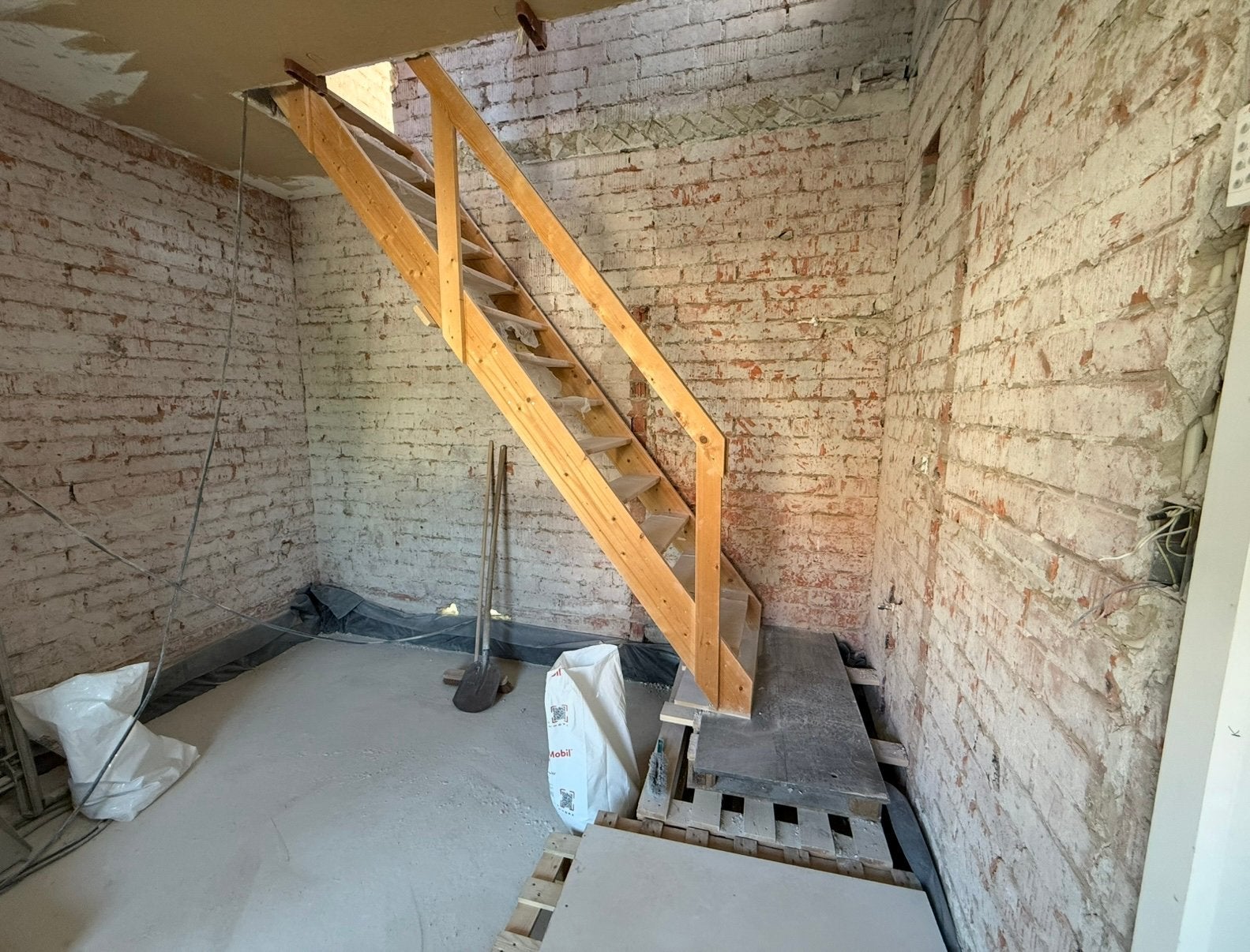 Molenaarstrap hout, Enlèvement, Utilisé, Escalier, 2 à 4 mètres