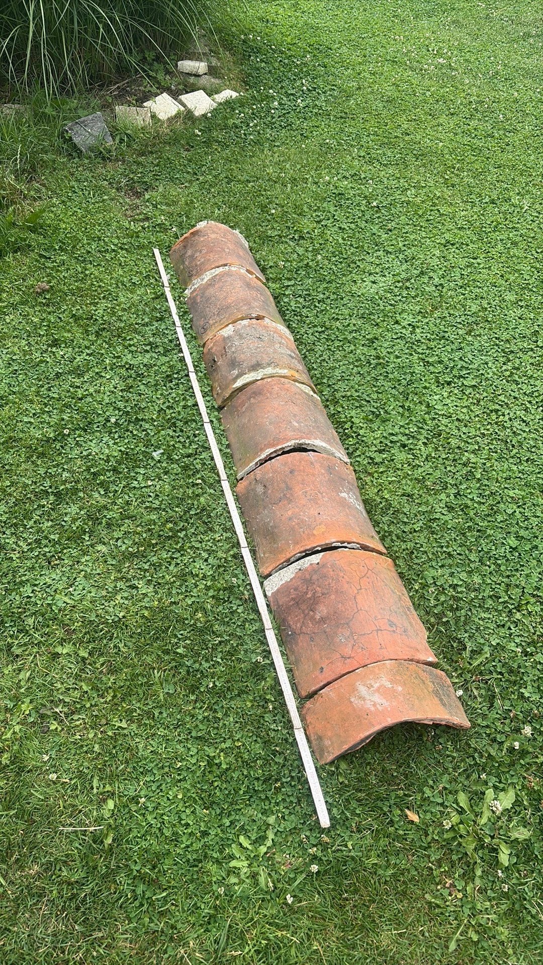 Carreaux Boomy Ridge, Pierre ou Argile, Enlèvement, Utilisé, Rouge