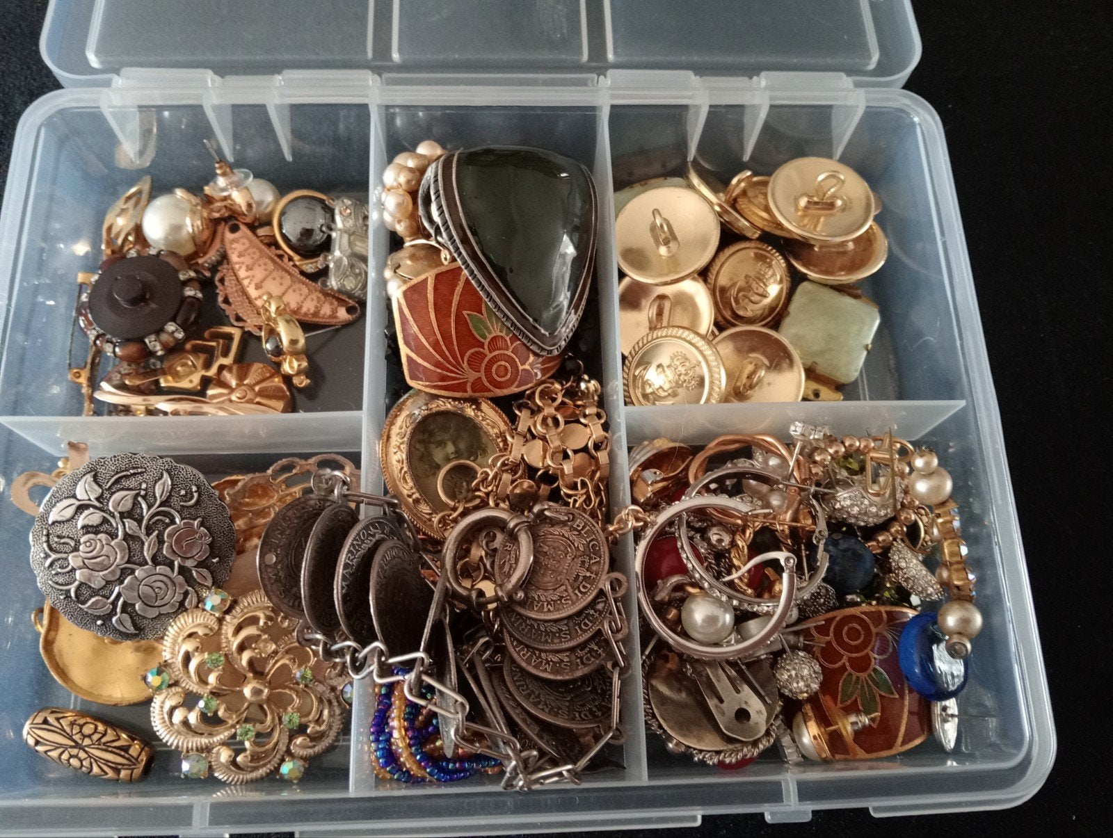 groot lot oude juwelen., Ophalen of Verzenden
