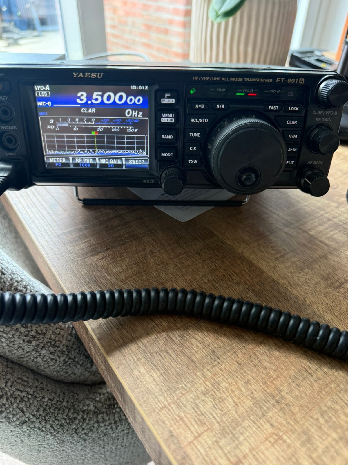 Yaesu FT-991A Allmode radio, Telecommunicatie, Ophalen, Gebruikt, Zender en Ontvanger