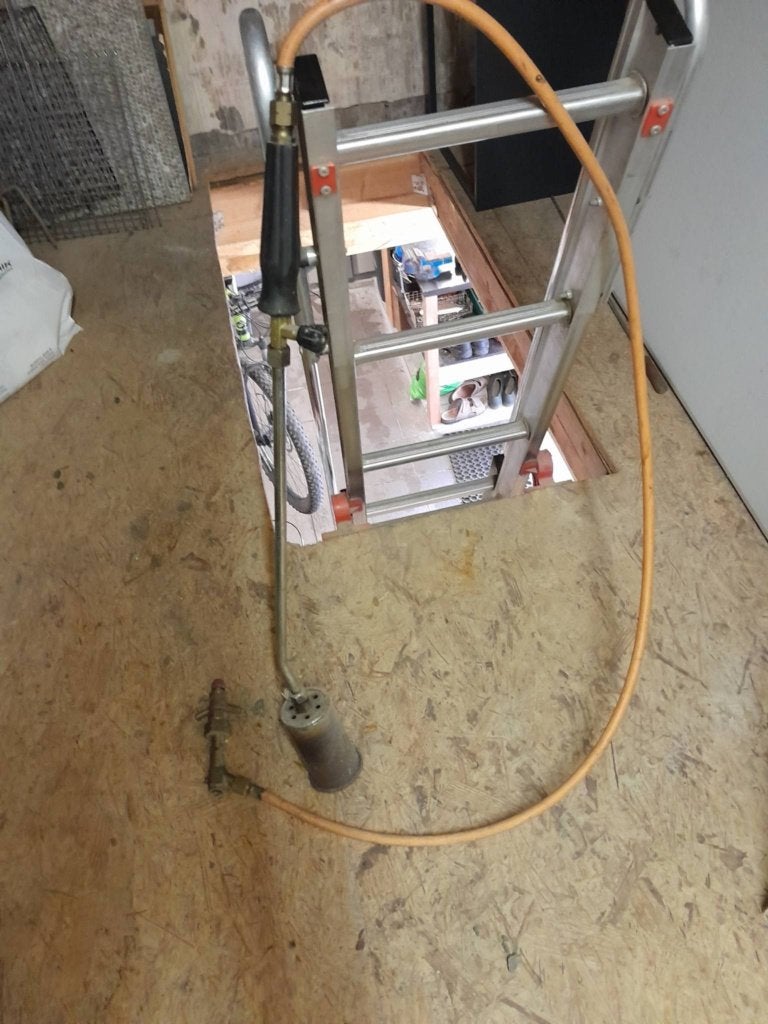 onkruidgasbrander, Enlèvement, Utilisé