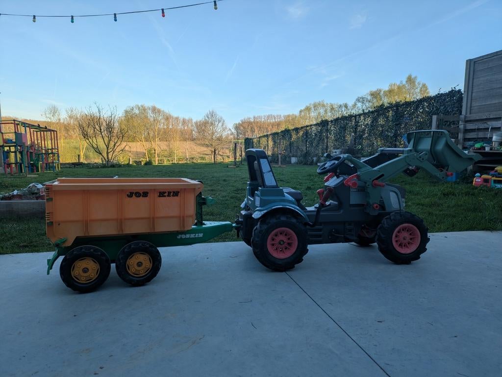 Rolly toys Fendt 939 + voorlader en Joskin container, Enfants & Bébés, Jouets | Extérieur | Go-cart & Cuistax, Enlèvement