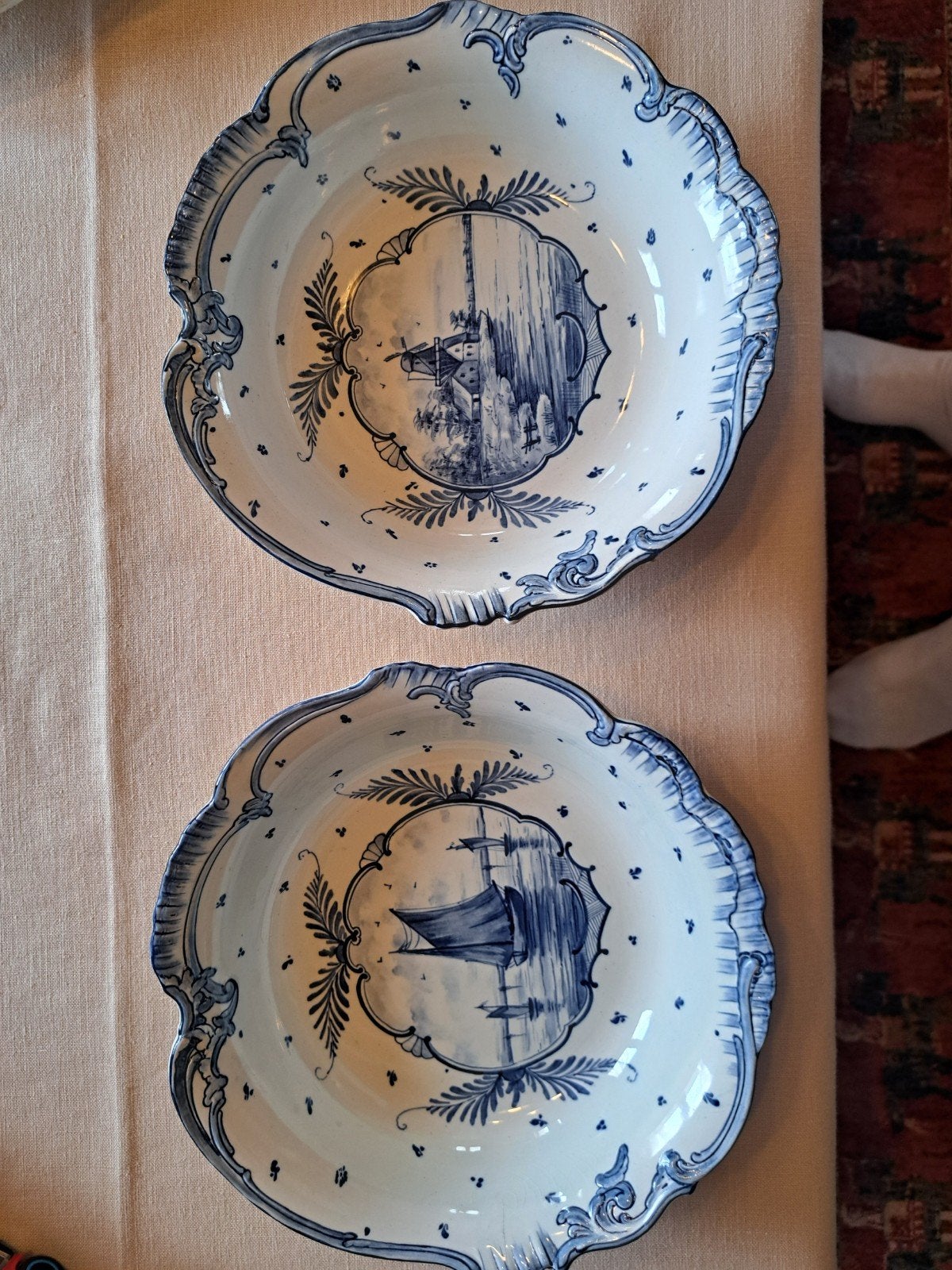Set 2 x schaal merk FAM, Antiek en Kunst, Ophalen