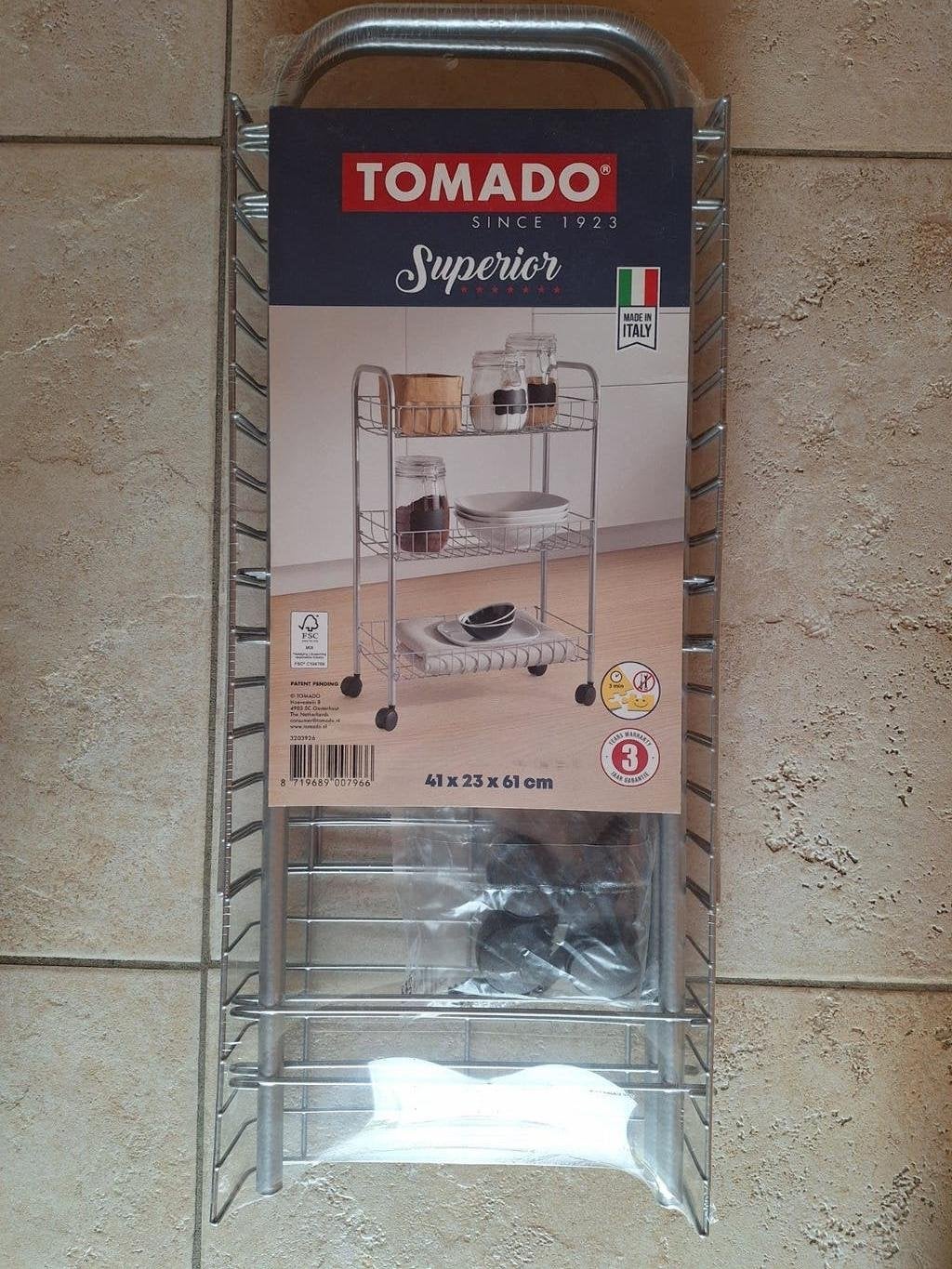 nieuw ijzeren rekje, 41-23-61 cm, Huis en Inrichting, Ophalen, Nieuw