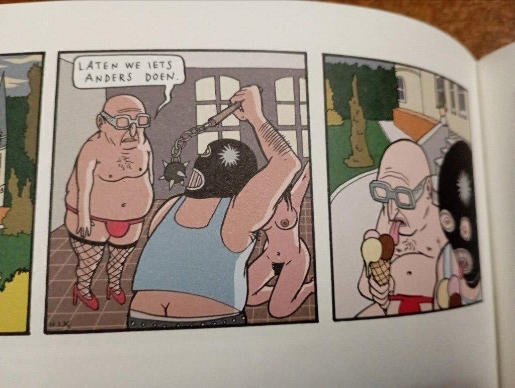 688) Kinky en Cosy ( prijs beste humoralbum Angoulême ), Boeken, Stripverhalen, Zo goed als nieuw, Ophalen of Verzenden