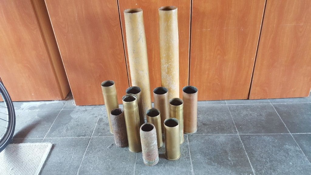 Lot de cubes, Enlèvement, Armée de terre, Douilles ou Pièces de fouille