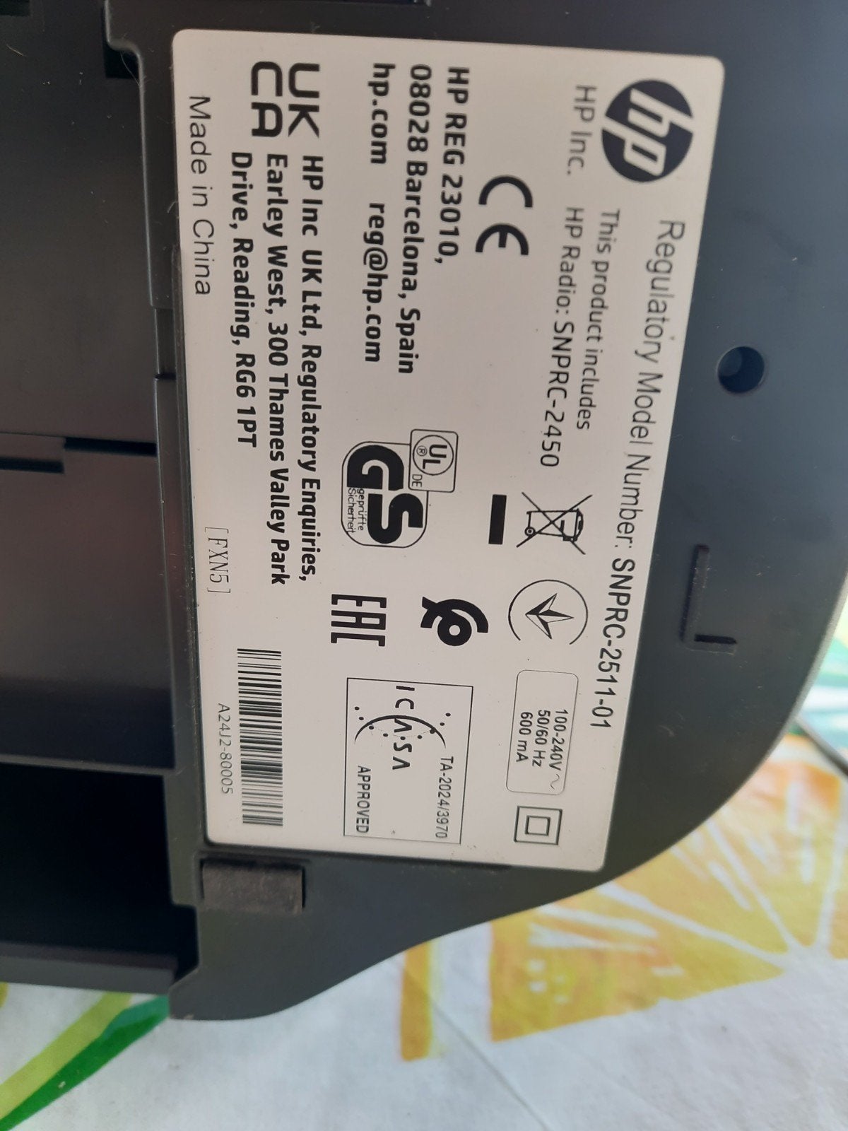 Nouveau HP snprc-2155 ?, Informatique & Logiciels, Imprimantes, Neuf, Hp, Wi-Fi intégré, Enlèvement ou Envoi