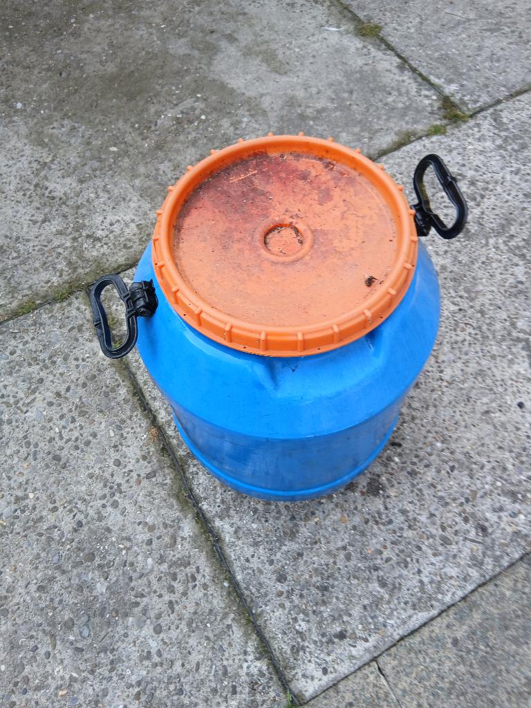 kunststof ton 50 liter, Dieren en Toebehoren, Dierenvoeding, Ophalen, Overige soorten
