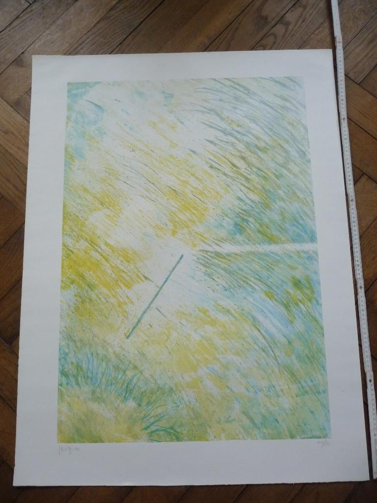 JEAN BILQUIN ; MOOIE LITHO, ORIGINEEL GESIGNEERD, Ophalen of Verzenden