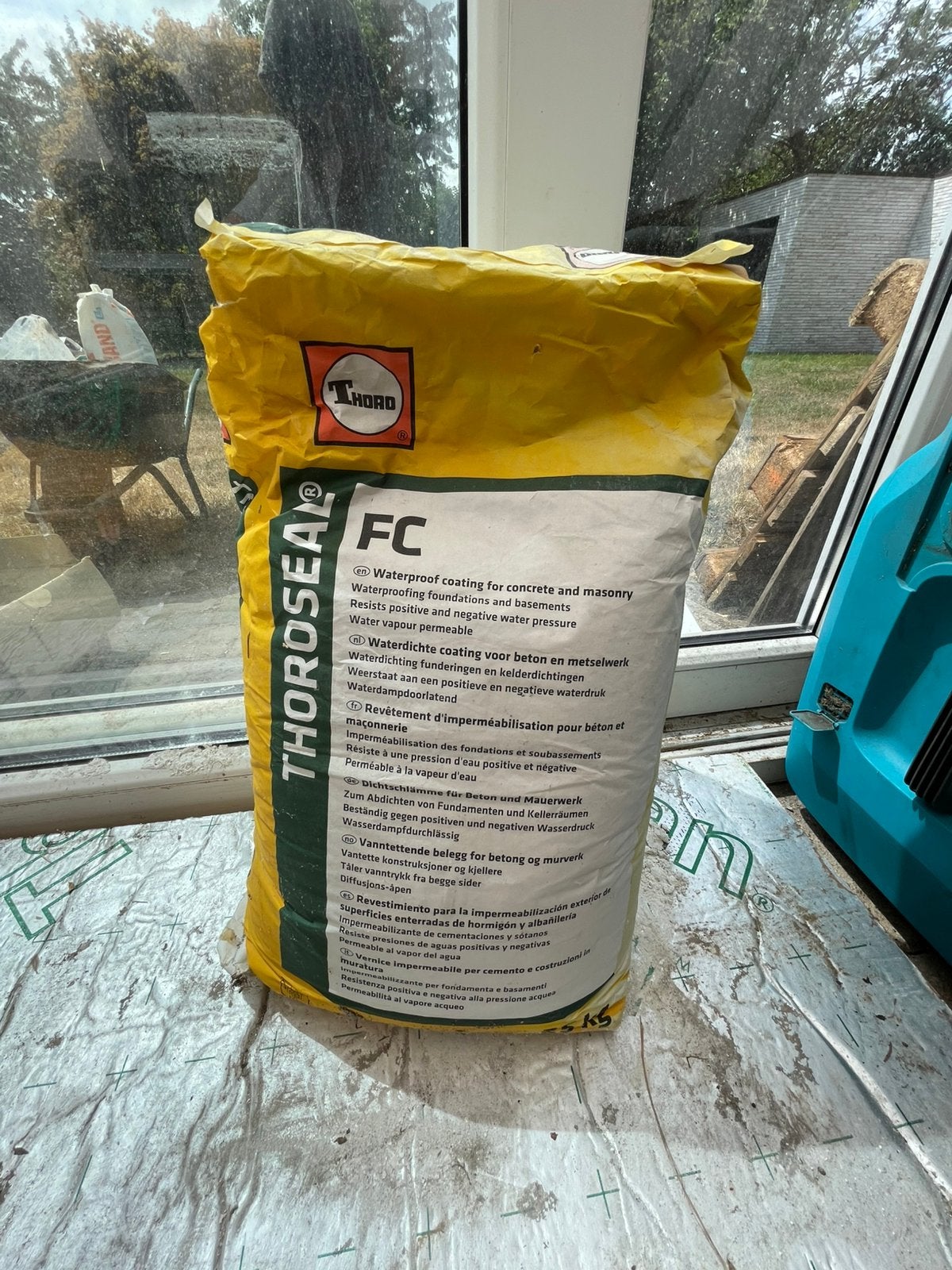 Thoroseal FC 25 kg, Doe-het-zelf en Bouw, Isolatie en Afdichting, Ophalen, Zo goed als nieuw, Overige materialen