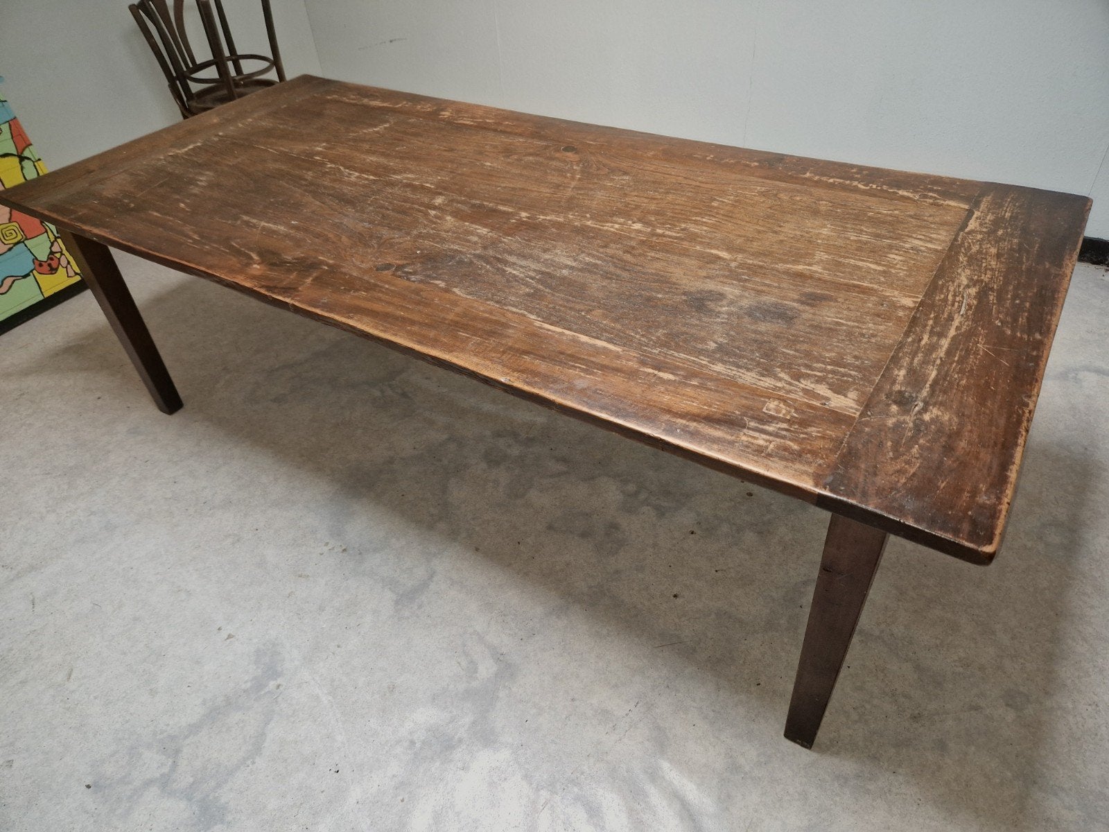 Fantastische antieke boerentafel eikenhout, Ophalen