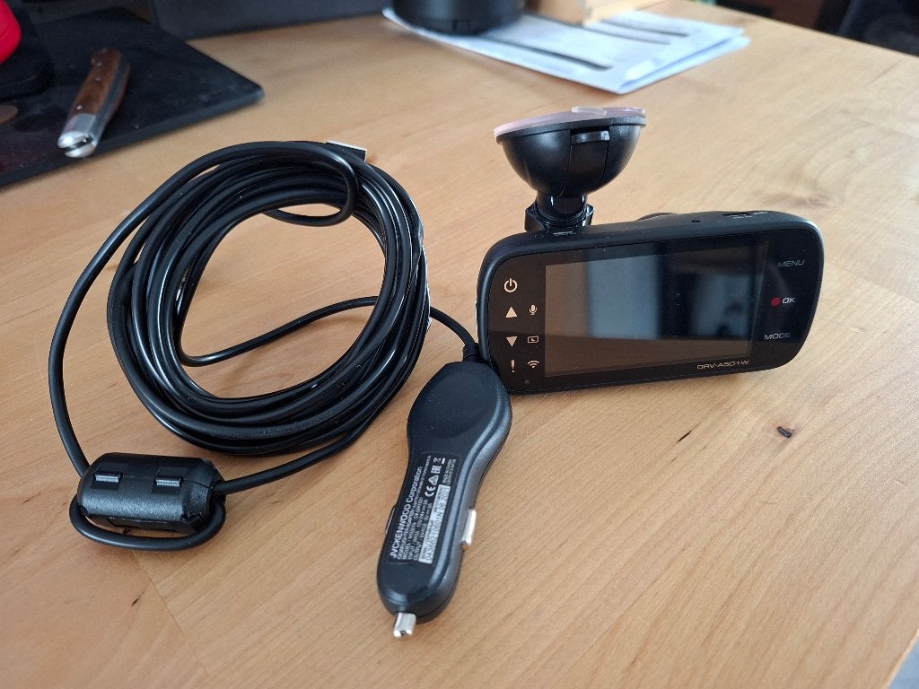 Dashcam kenwood DRV A501W, Auto diversen, Dashcams, Ophalen of Verzenden, Gebruikt