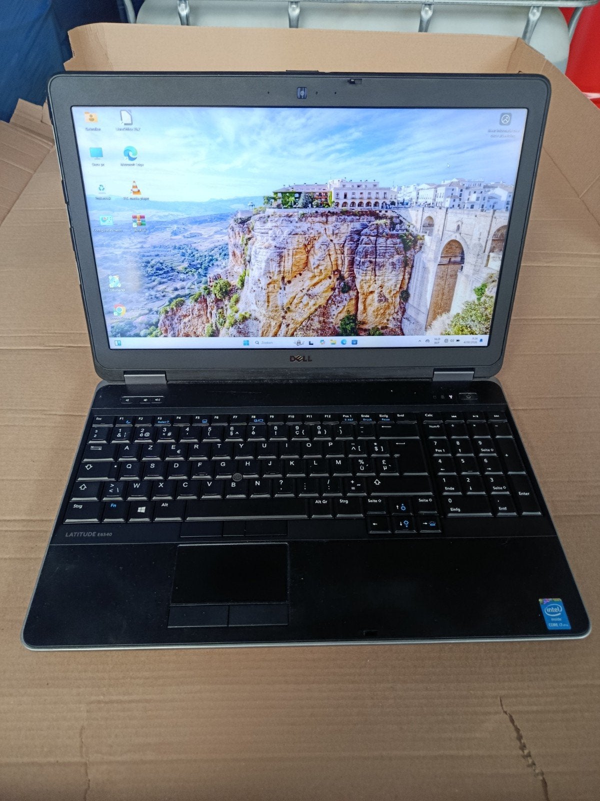 dell latitude 15 inch i5 laptop met SSD, Windows 11, 8GB ram, Enlèvement, Azerty, 15 pouces