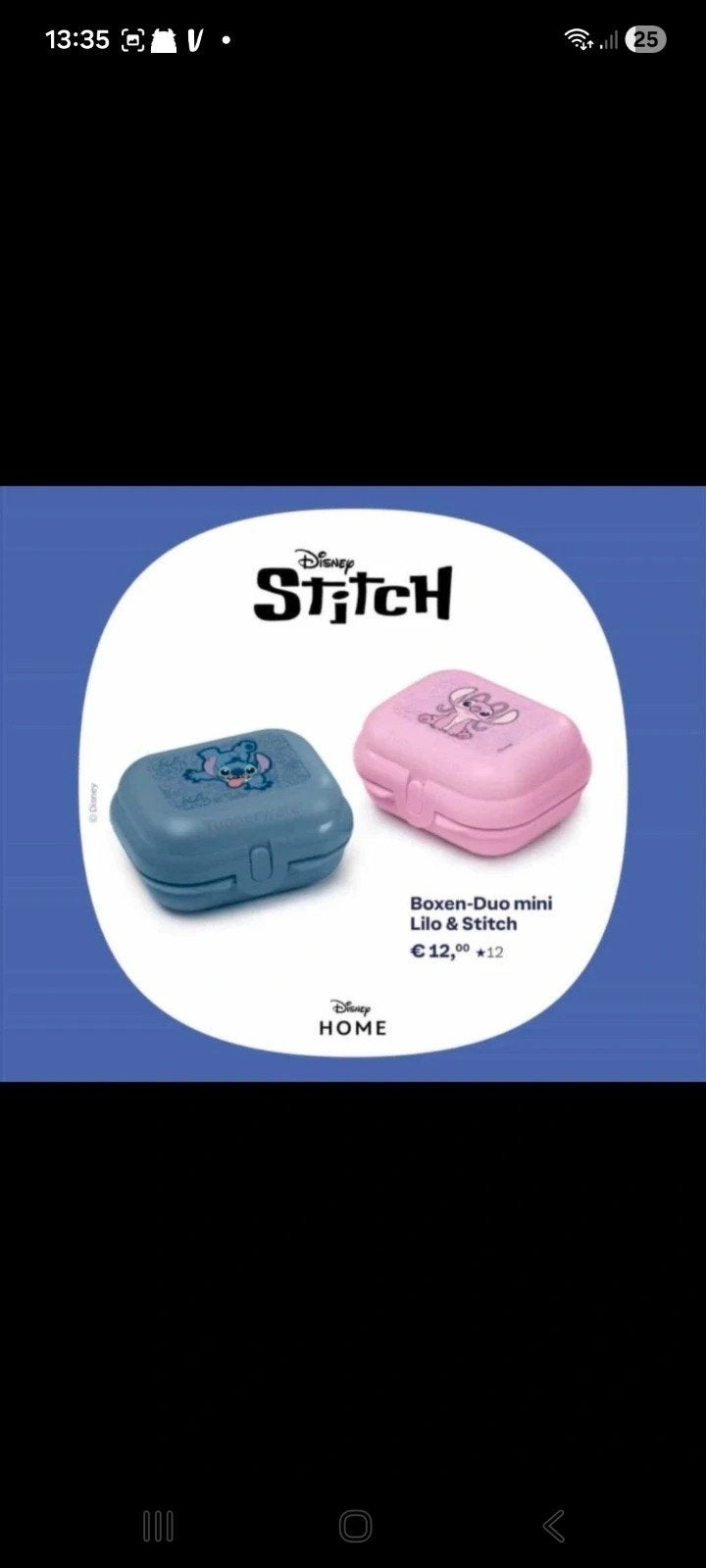 nieuwe stitch mini boxen van tupperware, Huis en Inrichting, Ophalen of Verzenden