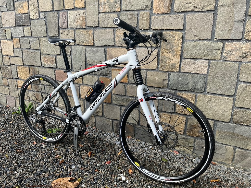 VTT Cannondale F4 Cafféine Blanc M, Ophalen, Zo goed als nieuw