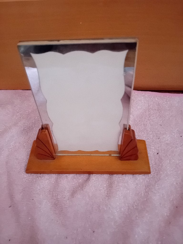 Cadre photo ancien en bois avec verre, TV, Hi-fi & Vidéo, Photo | Cadres photo, Enlèvement, Avec verre, Verre