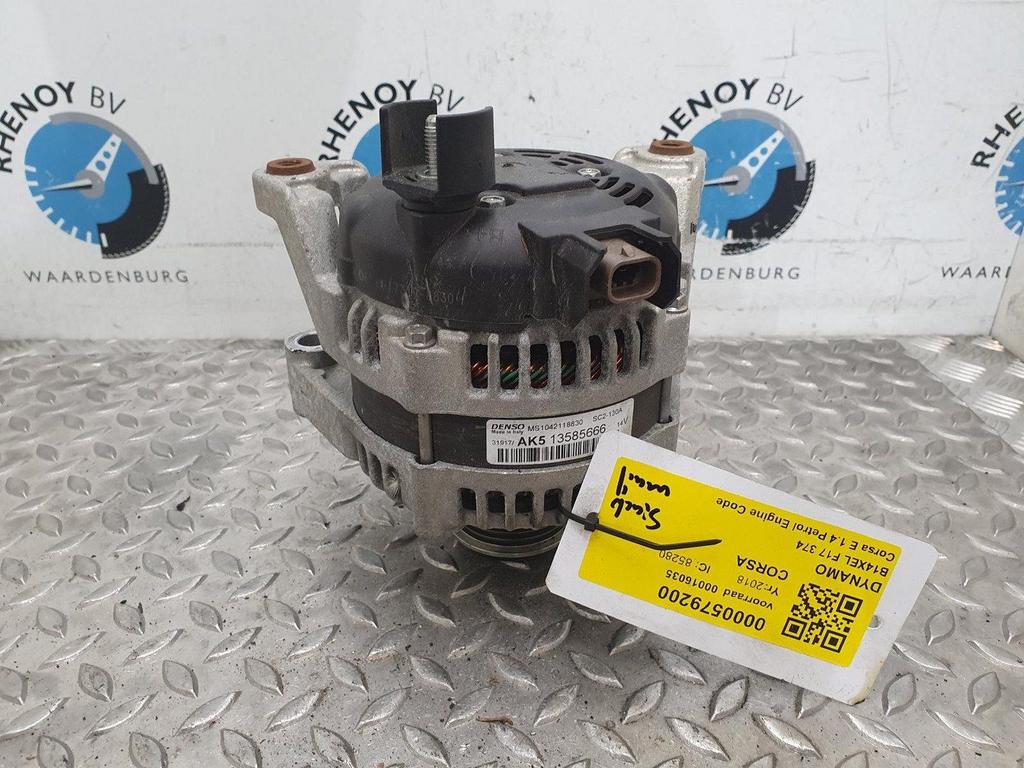 OPEL CORSA Corsa E DYNAMO 2018, Auto-onderdelen, Motor en Toebehoren, Gebruikt, ARN erkend, Stiba lid, Erkend duurzaam, Ophalen of Verzenden