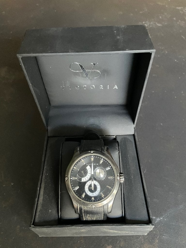 Horloge Heren Victoria, Handtassen en Accessoires, Horloges | Heren, Overige merken, Polshorloge, Overige materialen, Nieuw