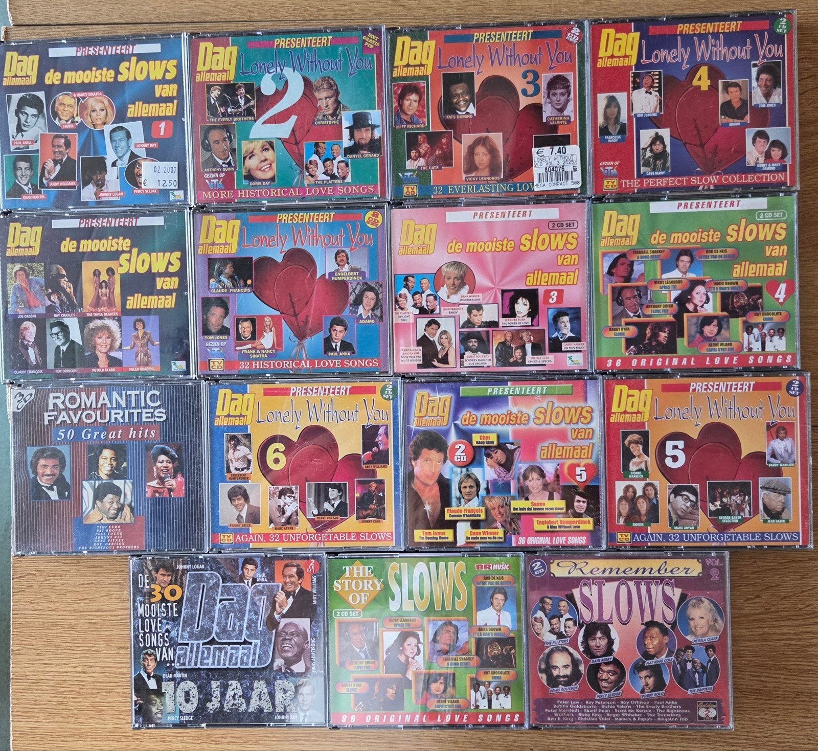 lot  slow cd's, Ophalen