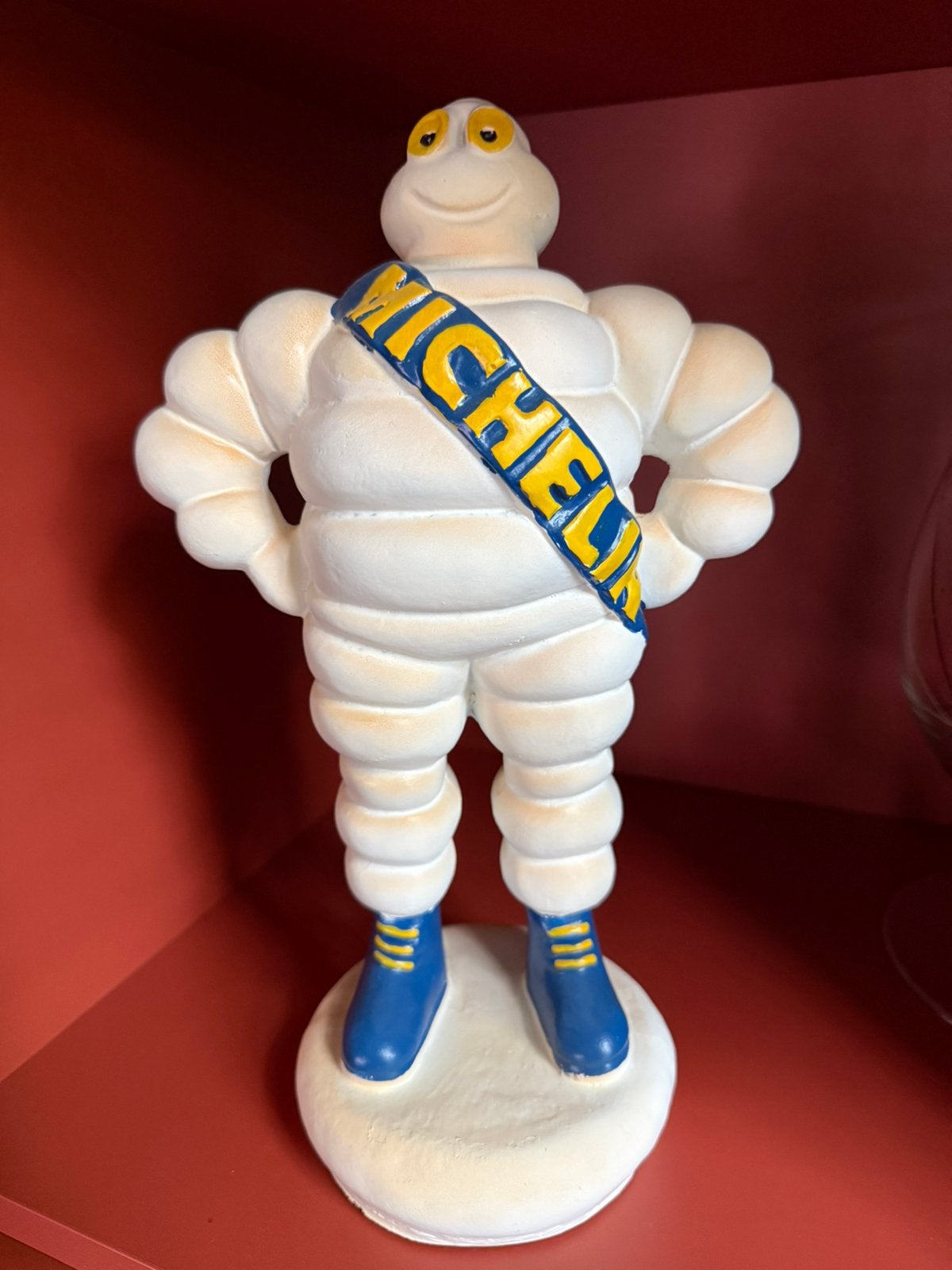 Michelin, gips beeldje, Verzamelen, Stripfiguren, Ophalen, Zo goed als nieuw