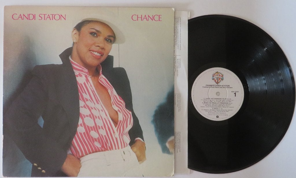 Candi Station - Chance. Lp, Enlèvement ou Envoi, Utilisé, Housse de protection extérieure, Disco