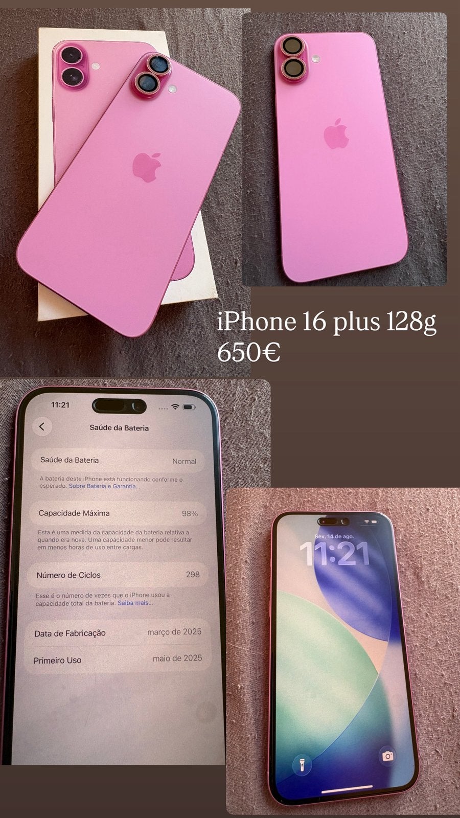 Iphone 16 plus, Computers en Software, Apple iPads, Ophalen of Verzenden, Zo goed als nieuw, Apple iPad, Wi-Fi