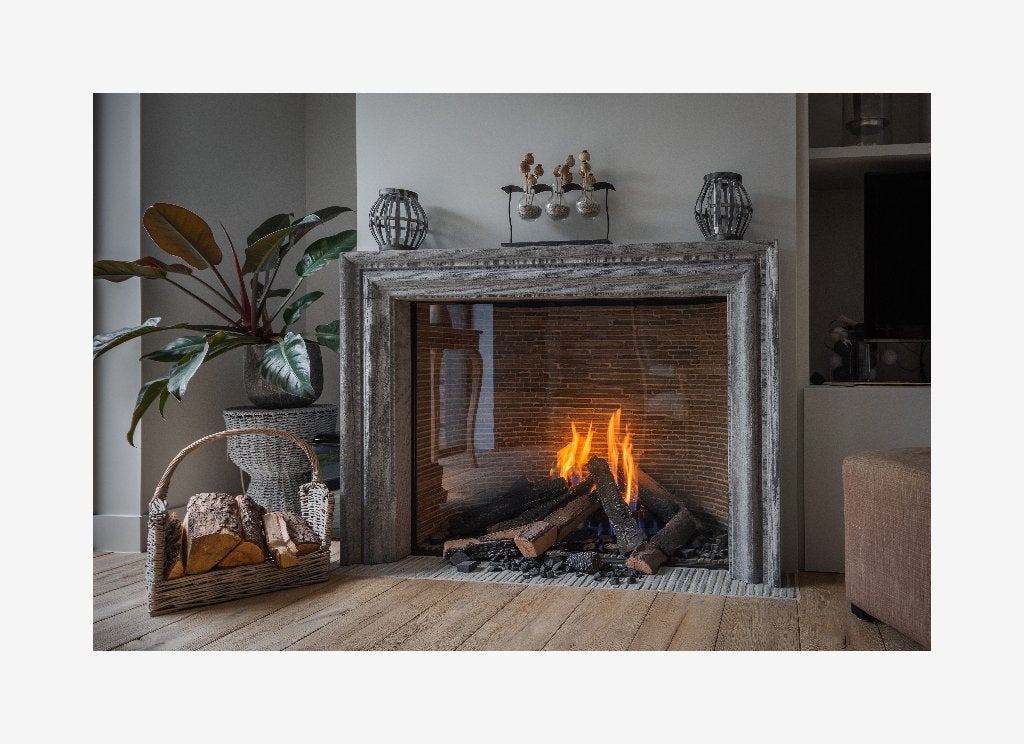 Foyer au gaz Cosyflame, Enlèvement, Comme neuf, Encastré, Cheminée au gaz